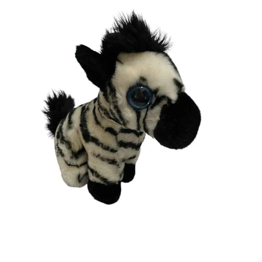 Adventure Planet Zebra Plush Stuffed Animal Sitting Seated 8
